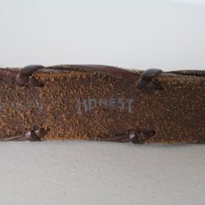 Brighton Accessories - Honest Brighton Belt Leather Stitching No Buckle Brighton Accessories - Honest Brighton Belt Leather Stitching No Buckle